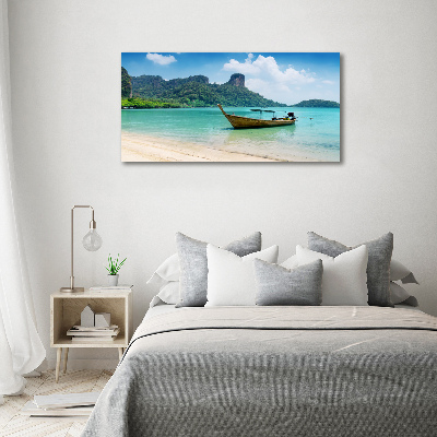 Schilderij op canvas Boot