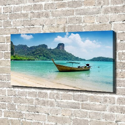 Schilderij op canvas Boot