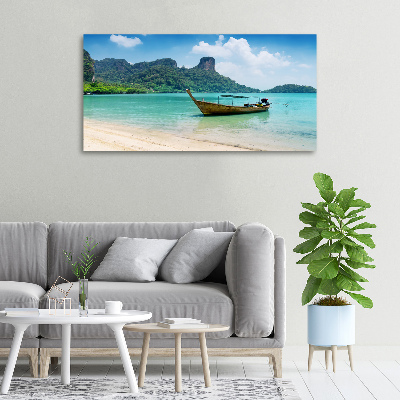 Schilderij op canvas Boot