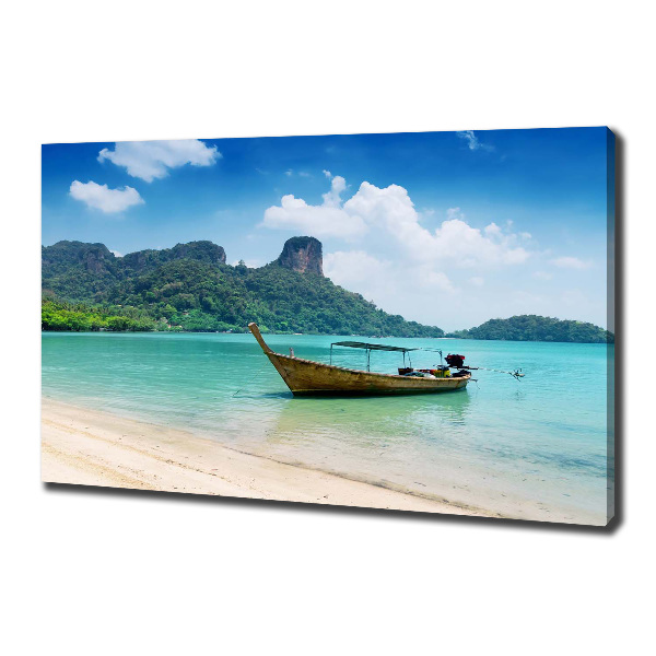 Schilderij op canvas Boot