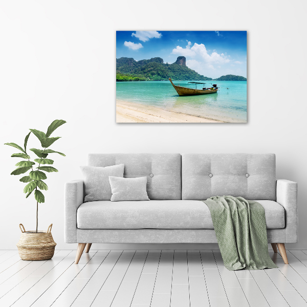 Schilderij op canvas Boot