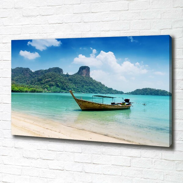 Schilderij op canvas Boot