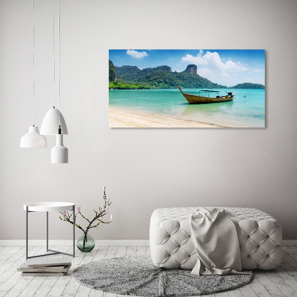 Schilderij op canvas Boot