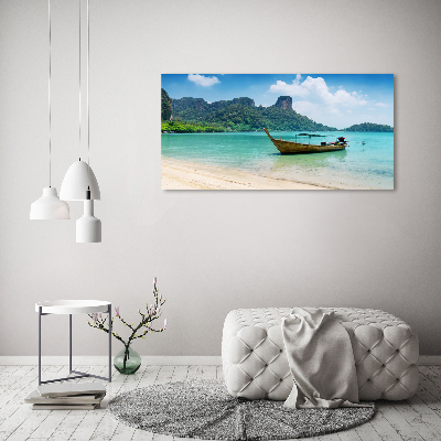 Schilderij op canvas Boot