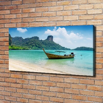 Schilderij op canvas Boot