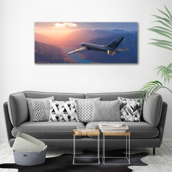 Foto canvas Vliegtuig
