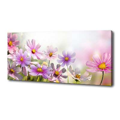 Foto op canvas Bloemen in de weide