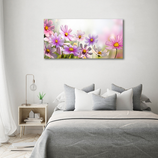 Foto op canvas Bloemen in de weide