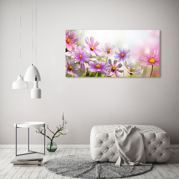 Foto op canvas Bloemen in de weide