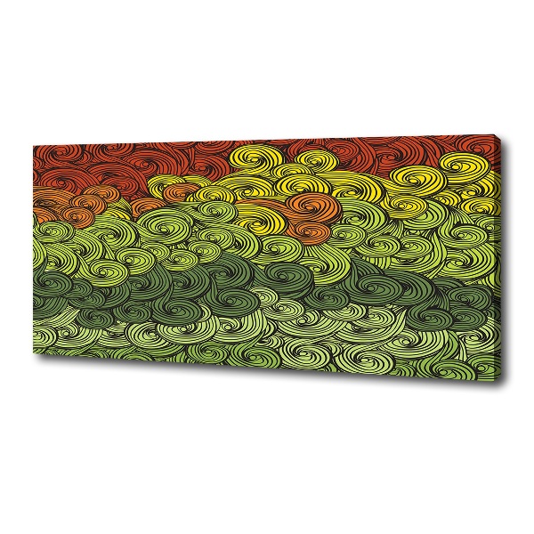 Schilderij op canvas Kleurrijke golven