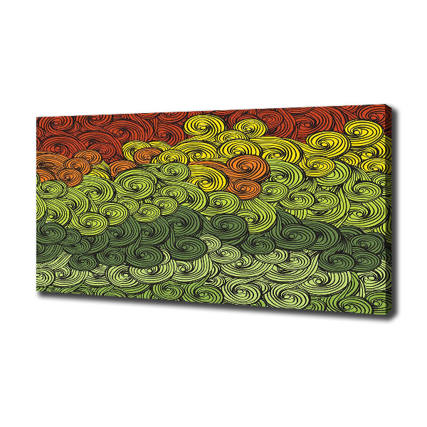 Schilderij op canvas Kleurrijke golven