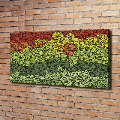 Schilderij op canvas Kleurrijke golven