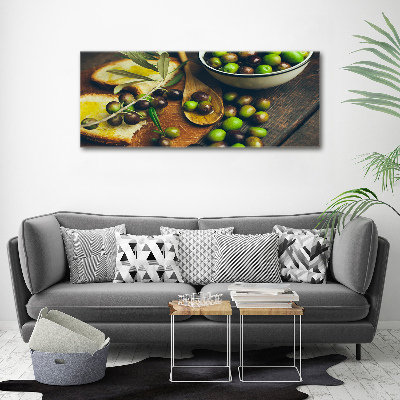 Schilderij op canvas olijven