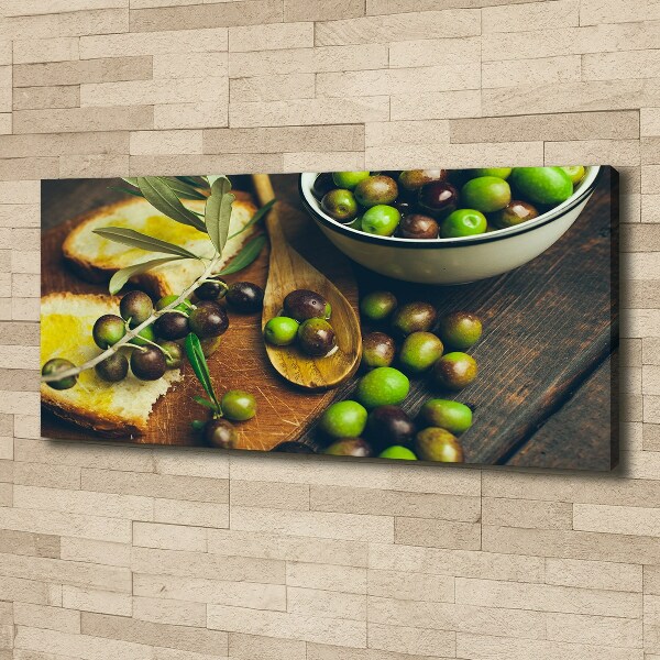 Schilderij op canvas olijven