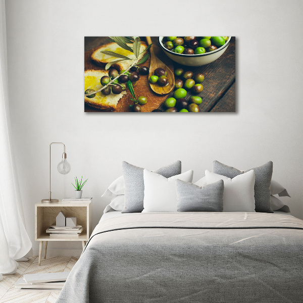 Schilderij op canvas olijven