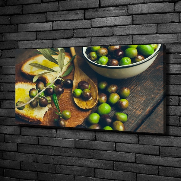 Schilderij op canvas olijven