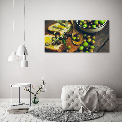 Schilderij op canvas olijven