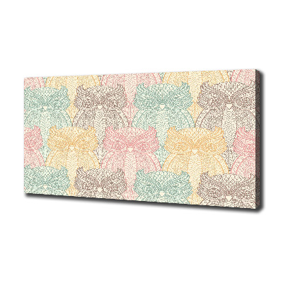 Nowoczesny obraz na płótnie zdjęcie Sowy