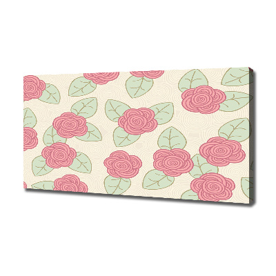 Canvas foto Rozen