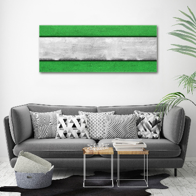 Canvas schilderij Groene muur