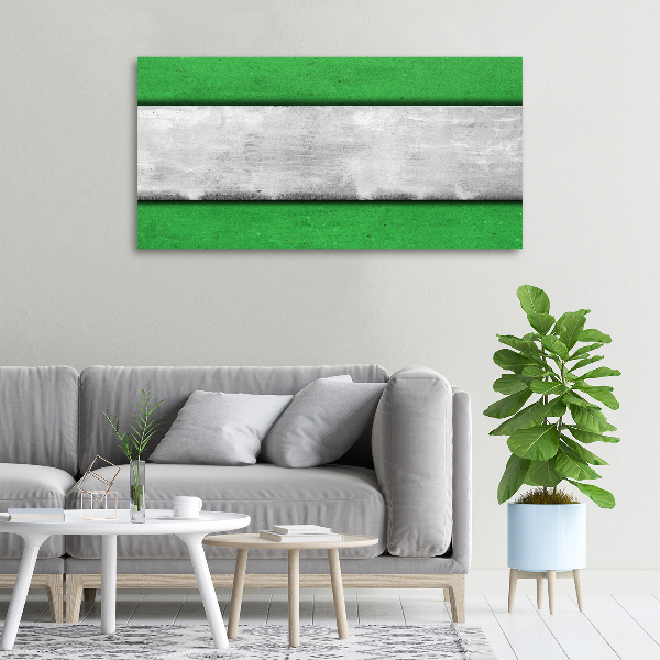 Canvas schilderij Groene muur