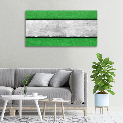 Canvas schilderij Groene muur