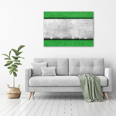 Canvas schilderij Groene muur