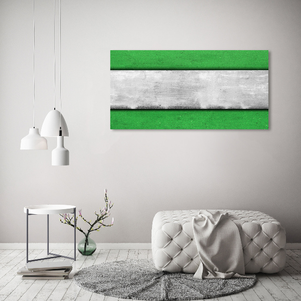 Canvas schilderij Groene muur
