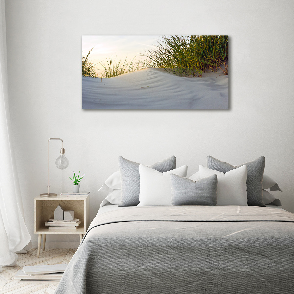 Foto op canvas duinen aan zee
