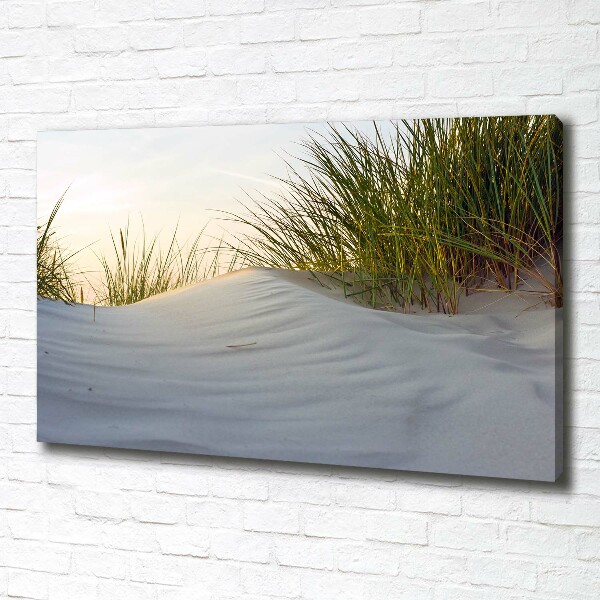 Foto op canvas duinen aan zee