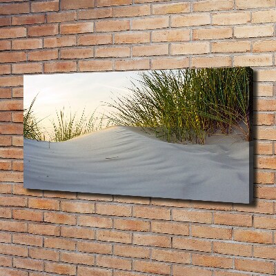 Foto op canvas duinen aan zee