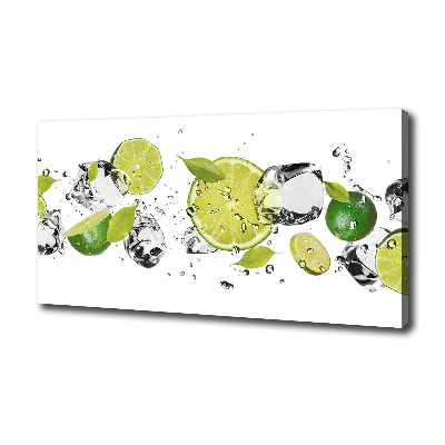 Foto canvas Kalk en water