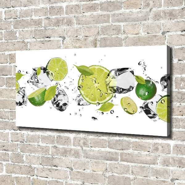 Foto canvas Kalk en water