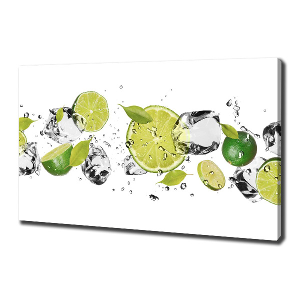 Foto canvas Kalk en water