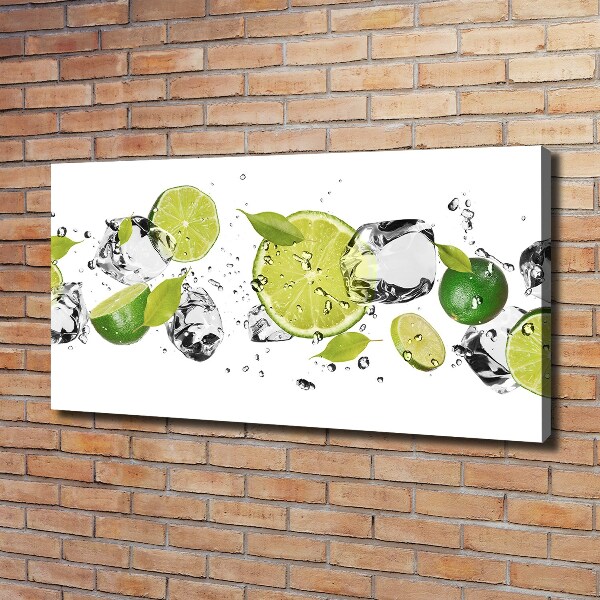 Foto canvas Kalk en water