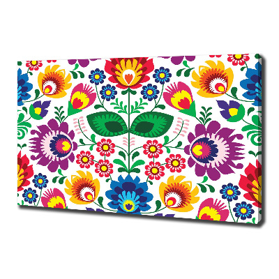 Canvas schilderij Etnisch patroon