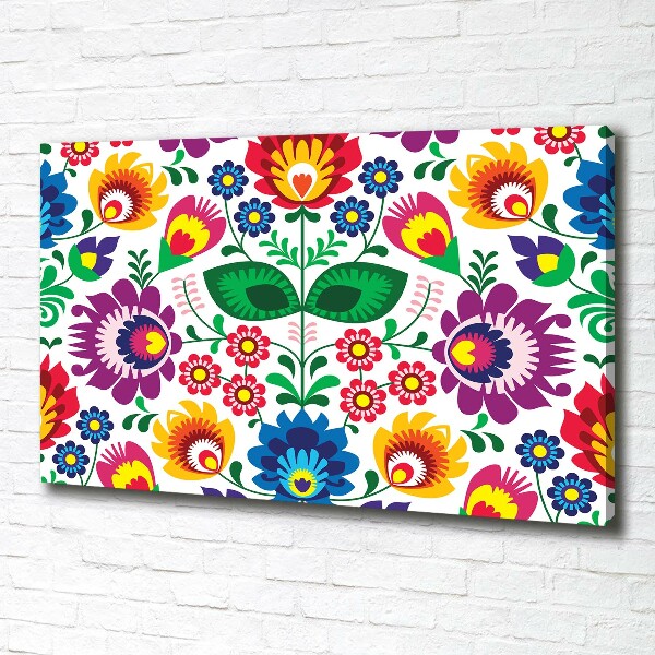 Canvas schilderij Etnisch patroon