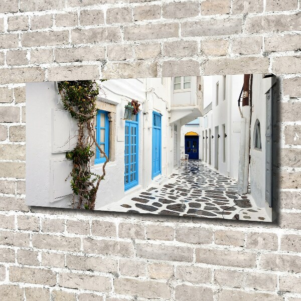 Canvas schilderij Griekse straten