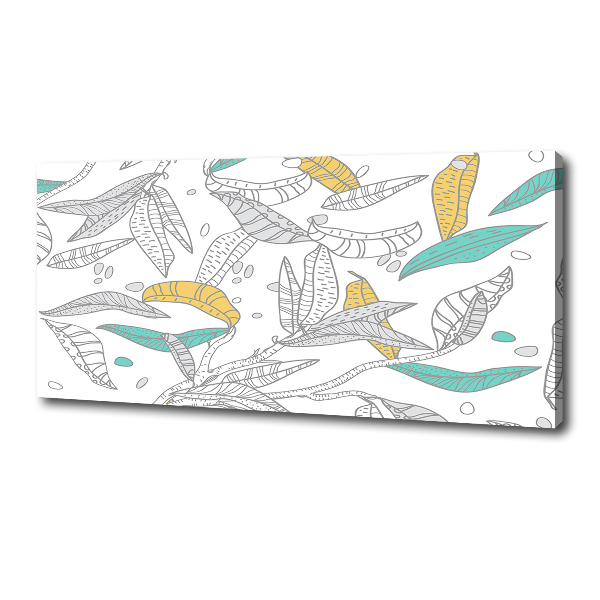 Canvas foto Kleurrijke bladeren