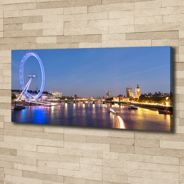 Foto canvas London Eye Londen