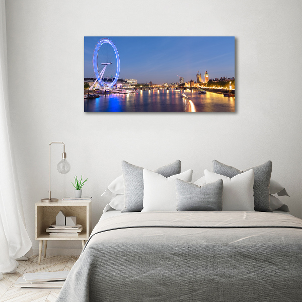Foto canvas London Eye Londen