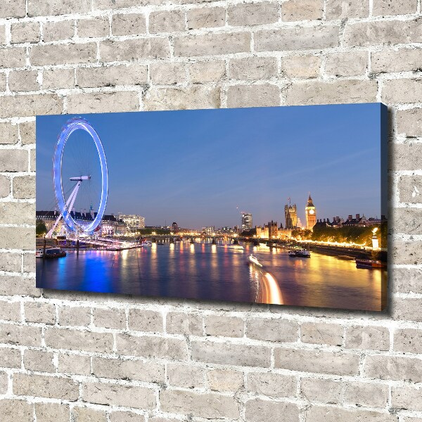 Foto canvas London Eye Londen