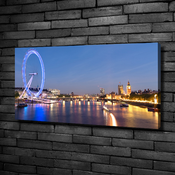 Foto canvas London Eye Londen