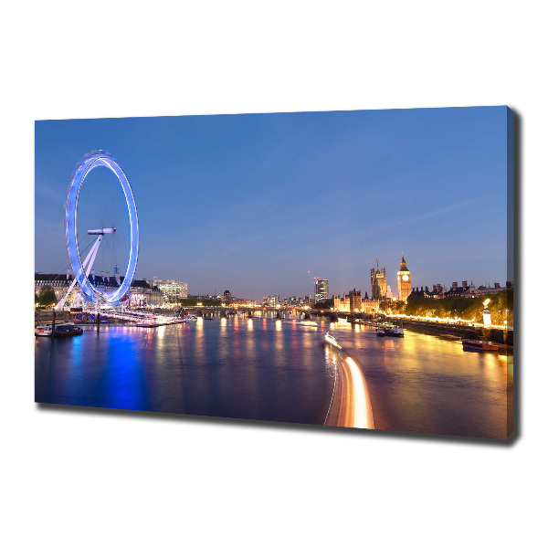 Foto canvas London Eye Londen