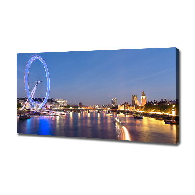 Foto canvas London Eye Londen
