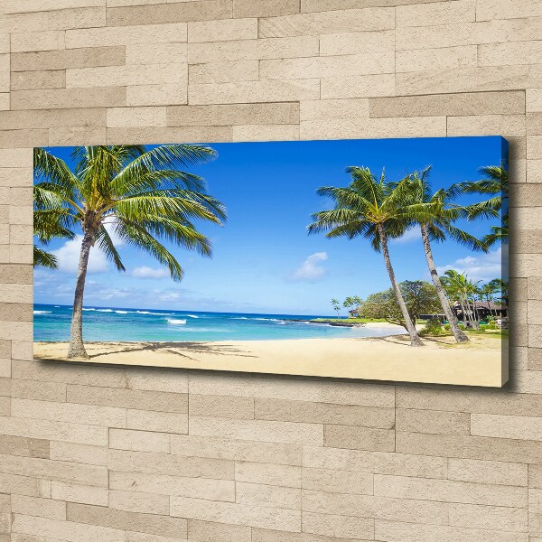 Foto canvas Tropisch strand