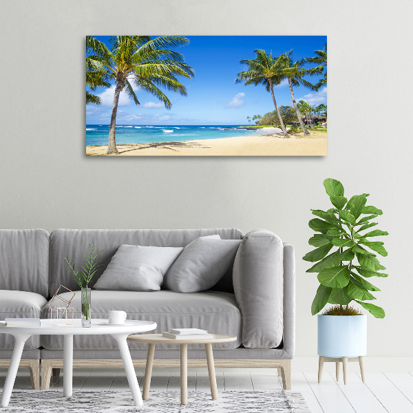 Foto canvas Tropisch strand