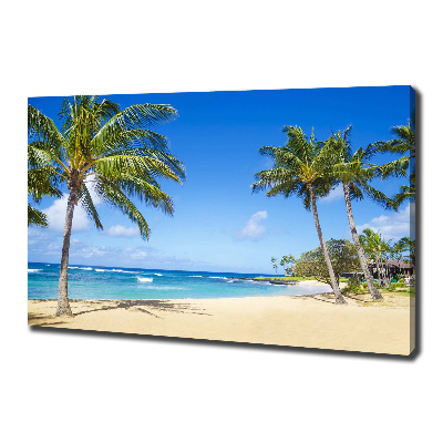 Foto canvas Tropisch strand