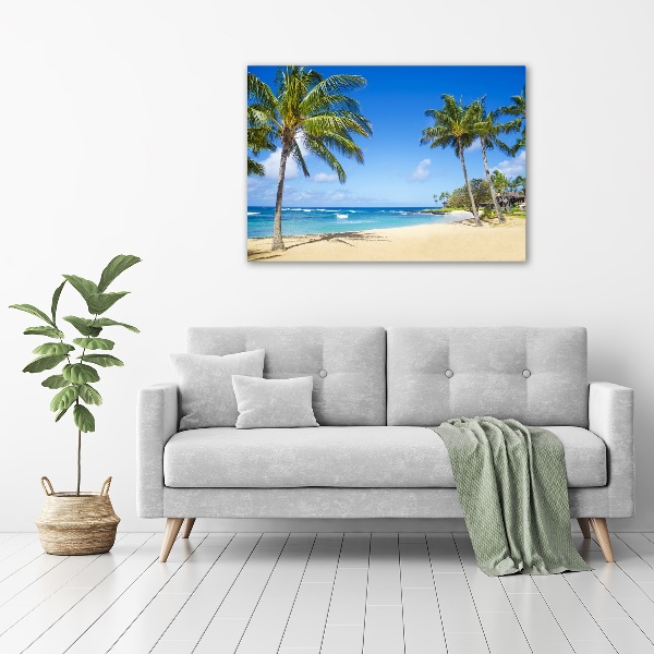 Foto canvas Tropisch strand