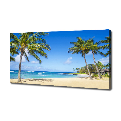 Foto canvas Tropisch strand